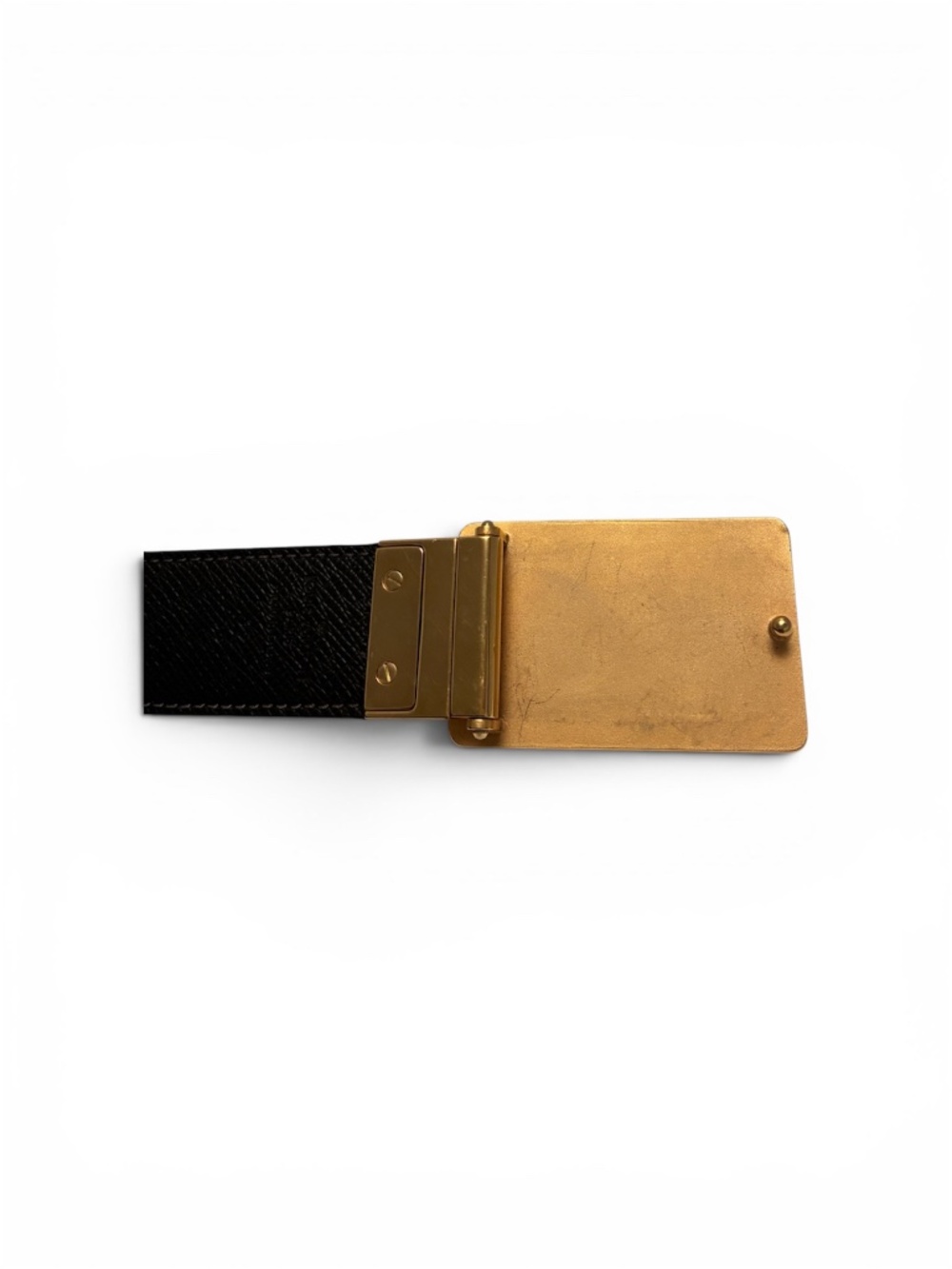 RARE Authentic Louis Vuitton Damier Ebene Canvas Inventeur Reversible Belt 100cm - Picture 4 of 5